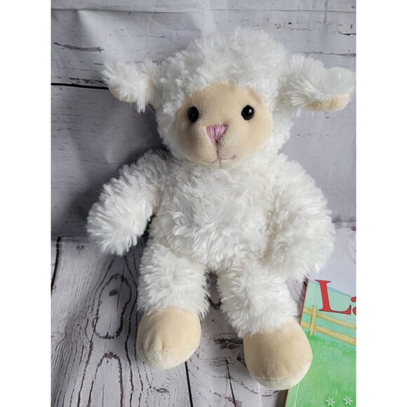 lamb story bag stuffed animal book matching farm handmade bag - Picture 5 of 6